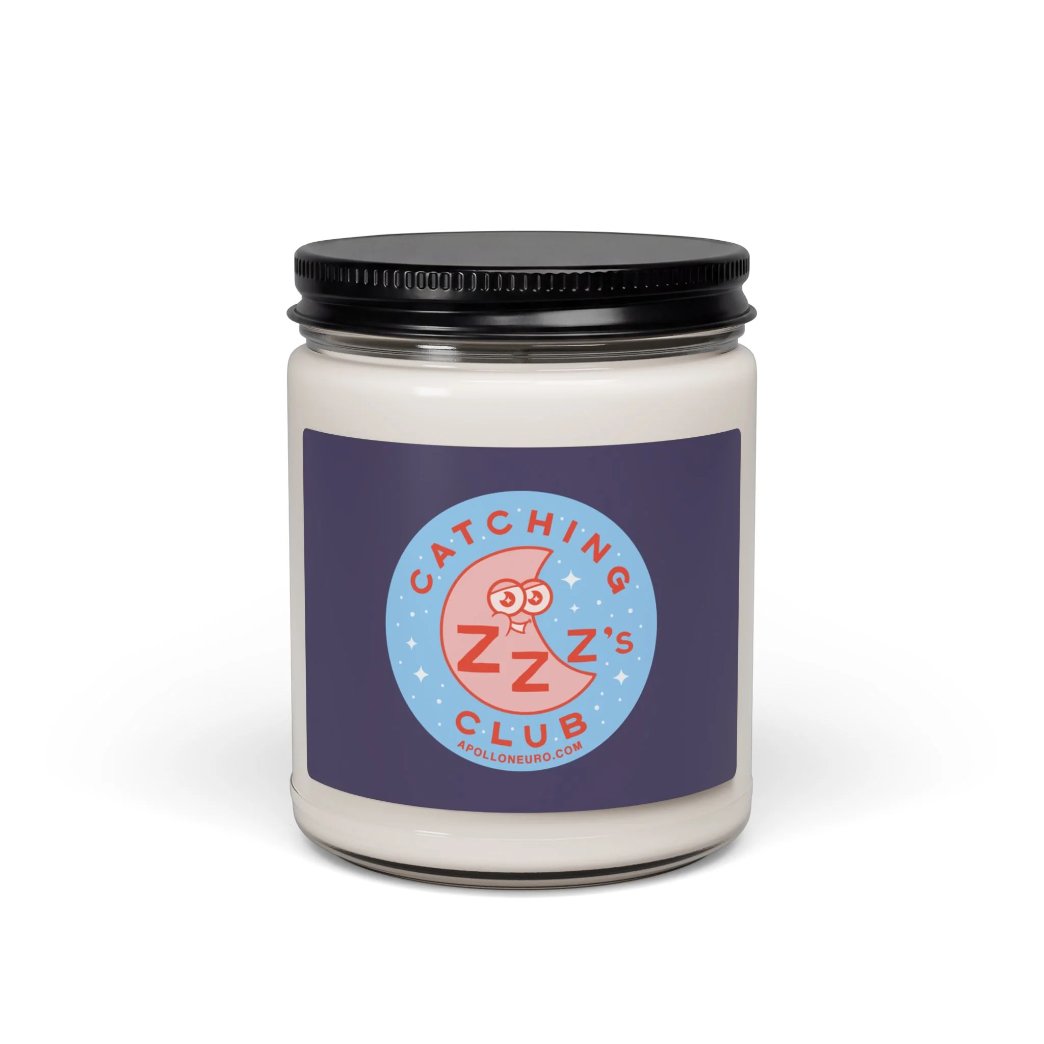Catching Zzz's Club Unscented Soy Candle β 9oz Relaxing Sleep & Bedtime Gift